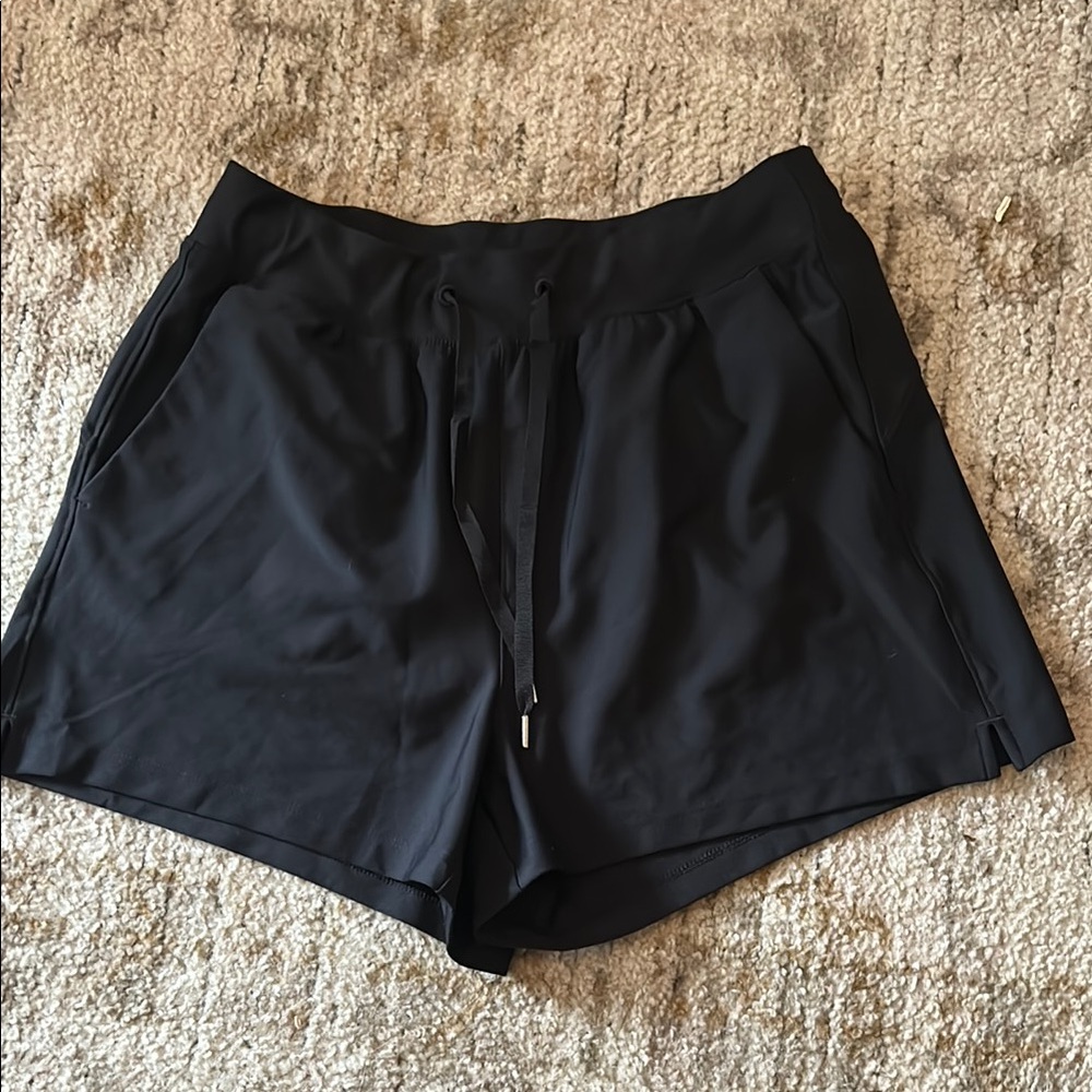 Old Navy Black Athletic Shorts with Elastic Waistband